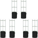 vidaXL 3281488 Plant Stand 6pcs