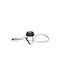 Vivalux Light fixture Ceiling Mount Light 60cm Black with Integrated LED