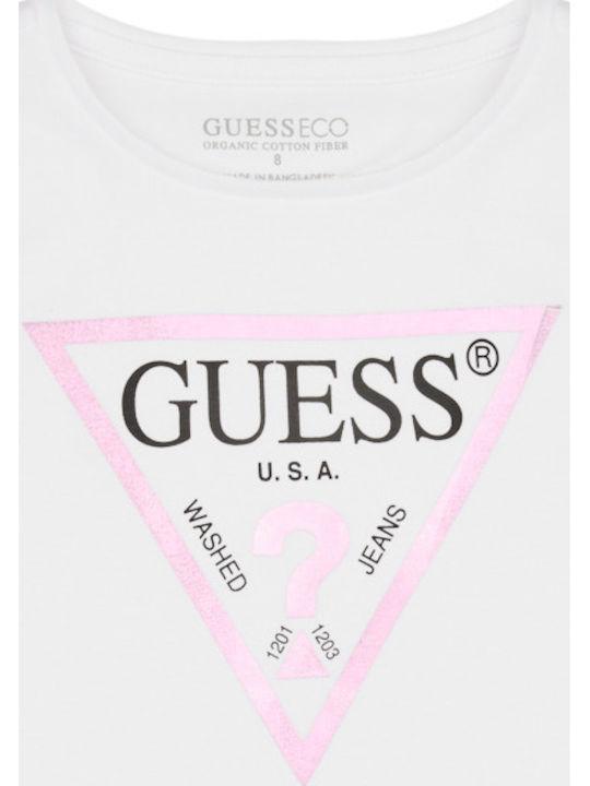 Guess T-shirt Λευκό