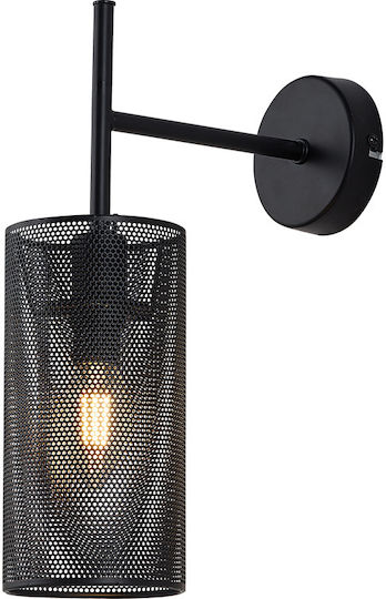 Braytron Leuchte Wand mit Fassung E14 Schwarz