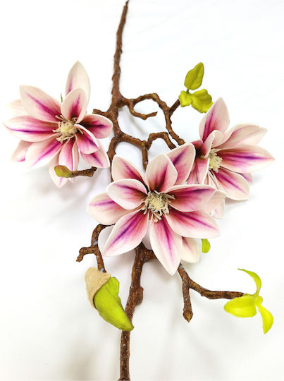 Ramură Decorativă Artificială Magnolia Pink 79cm Home & Camp