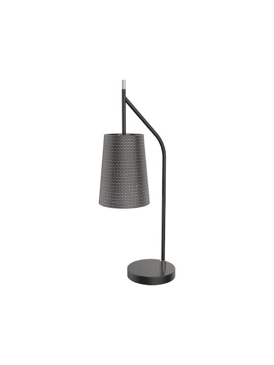 Tabletop Decorative Lamp with Socket for Bulb E14 Black