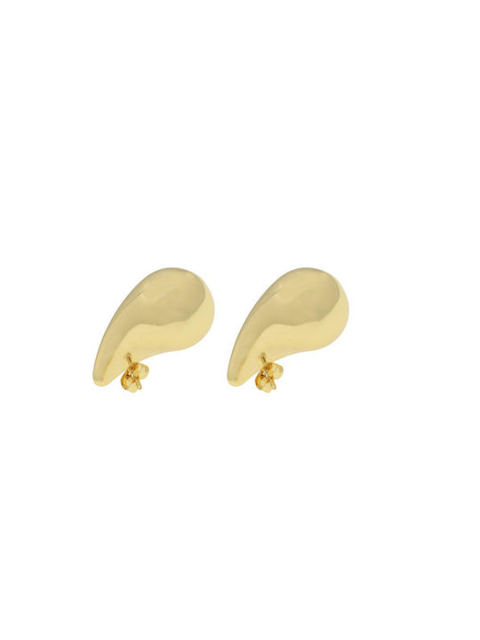 Q-Jewellery Earrings made of Steel Gold Plated