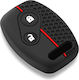 Car Key Cover Case made of with 2 Buttons for Honda in Black Color