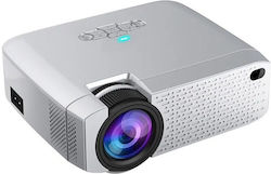 Andowl Mini Projector Wi-Fi Connected with Built-in Speakers White