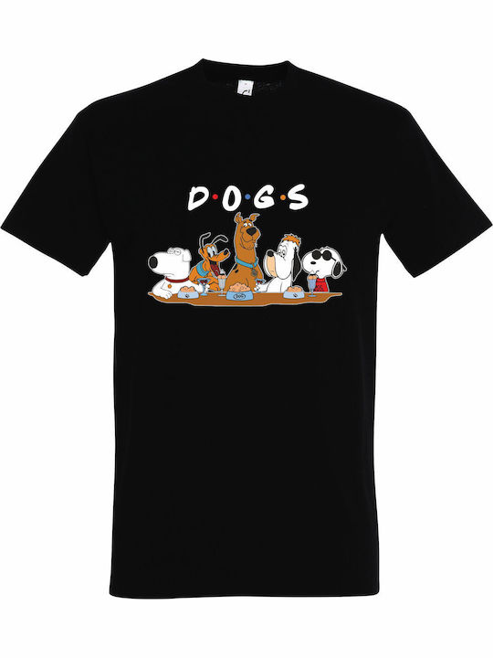 Friends Scooby Doo Snoopy Dogs T-shirt