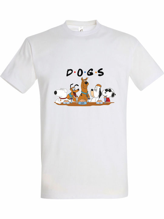 Friends Scooby Doo Snoopy Dogs T-shirt