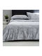 Vesta Home Torino 1 Coverlet Double Cotton Gray 230x270cm