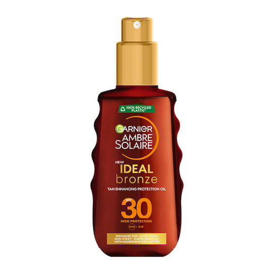 Garnier Ambre Solaire Αδιάβροχο Αντηλιακό Λάδι Σώματος SPF30 σε Spray