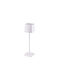 Inlight Metal Table Lamp LED with White Shade and Base