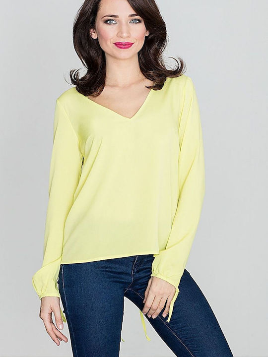 Lenitif Women's Blouse Yellow