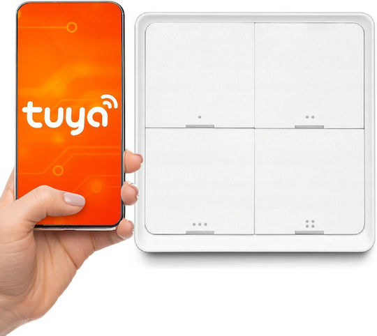 Smart Smart Switch 4 Καναλιών ZigBee
