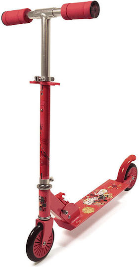 D'Arpeje Kinderroller Klappbar Miraculous 2-Rad für 5+ Jahre Jahre Rot