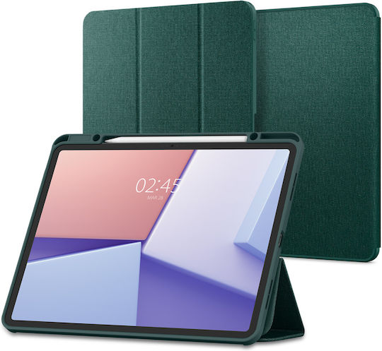 Spigen Urban Fit Flip Cover Durable Green Tablet Case (iPad Air 13" 2024/2025/2026)