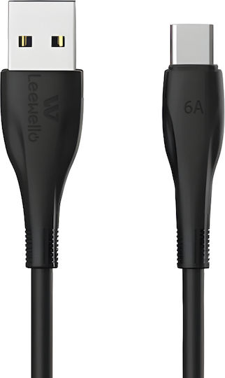 Leewello Leewello USB Typ-C Kabel USB 2.0 männlich - USB-A Schwarz 1m 783217-2-MAUVRO