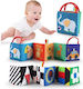 Lazarid Activity Book made of Fabric for 0++ Months