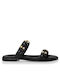 Sante Leather Women's Sandals Black