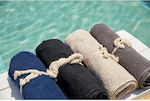 Beauty Home Beach Towel Gray 180x90cm.