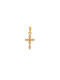 Senza Cross from Gold Plated Silver