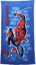 Marvel Παιδική Πετσέτα Θαλάσσης Blue Spiderman