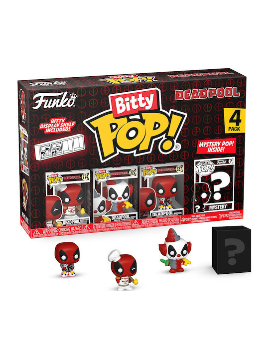 Funko Bitty Pop! Marvel: Deadpool - Master Chase 4τμχ