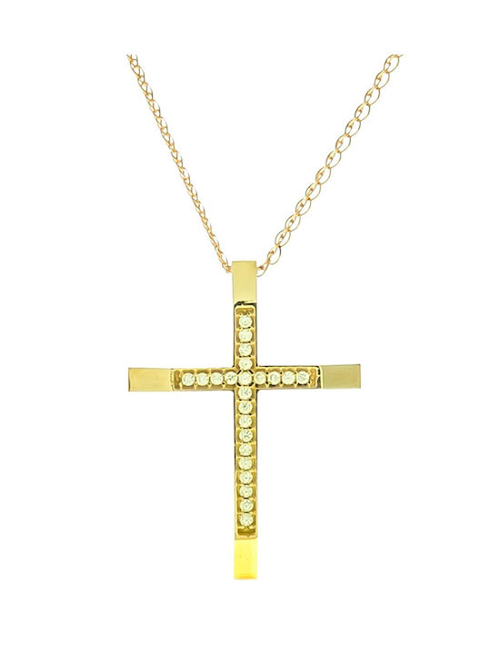 Papadopoulos Gold Femeiesc Aur Cruce 14K