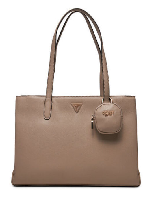 Guess Power Play Bg Women's Bag Shoulder Brown