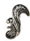 Pin aus Silber Weiß