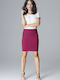 Lenitif Mini Skirt in Purple color