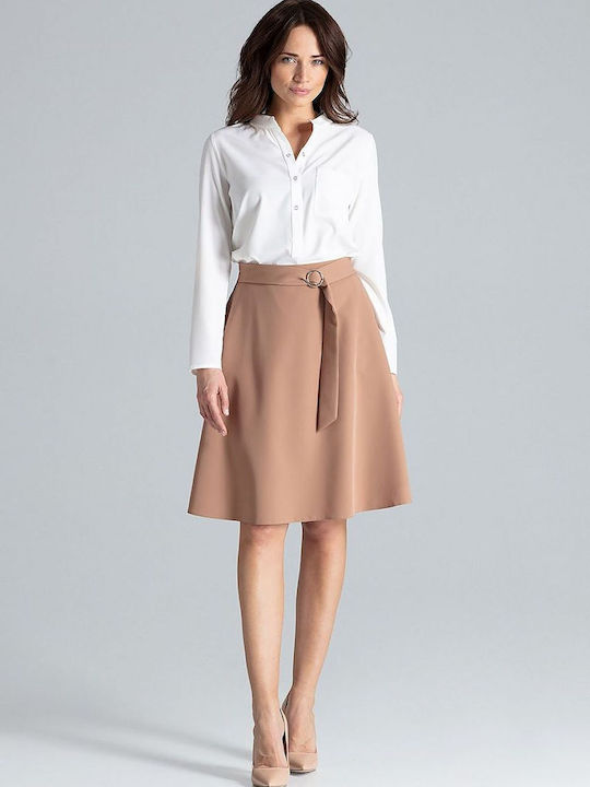 Lenitif Skirt in Brown color