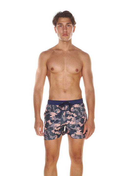 Comfort Men's Swimwear Shorts Blue Camo