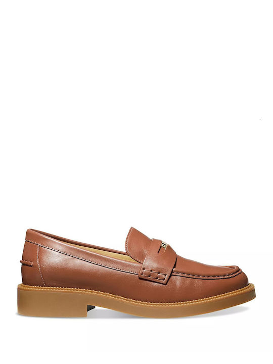 Michael Kors Leather Women's Moccasins in Tabac...