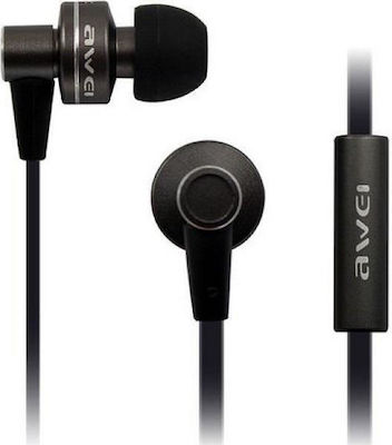 Awei ES900i In-ear Handsfree Headphones with Connector 3.5mm Black