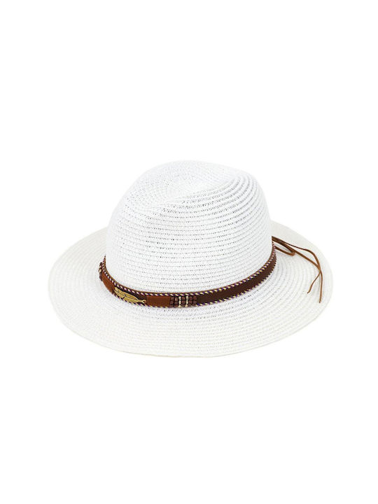 Doca Fabric Women's Hat White