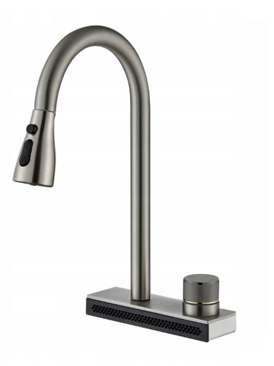 Kitchen Faucet Counter Gray