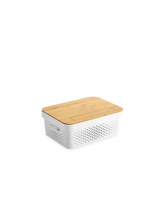 Confortime Wooden Storage Box with Lid 36x26.5x12.5cm 1pcs