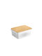 Confortime Wooden Storage Box with Lid 36x26.5x12.5cm 1pcs