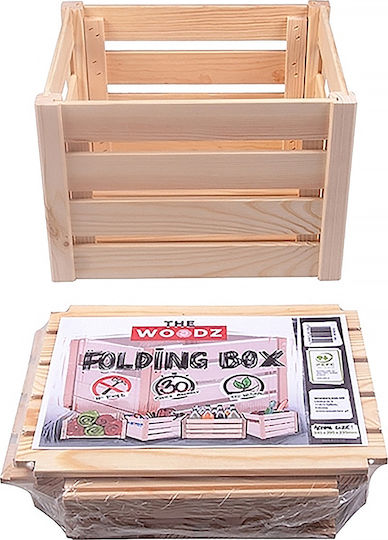 Hölzernes Aufbewahrungsbox 34.5x29.5x23.5cm 1Stück