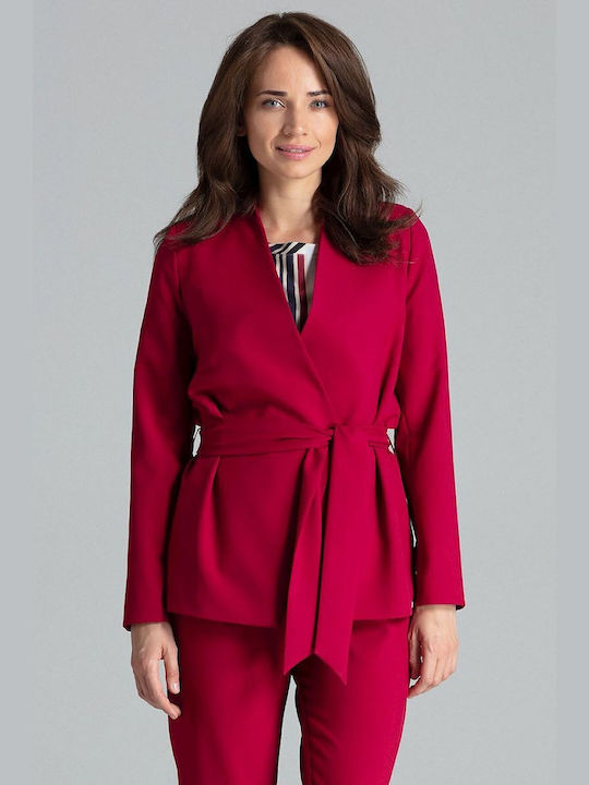 Lenitif Damen Blazer Rot