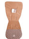 BabyValia Kinderwagenabdeckung Beidseitig 35x85cm Braun
