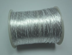 Mäuseschwanz Schnürsenkel Weiß 1mm x 100m Mäuseschwanz Schnürsenkel Weiß 1mm x 100m