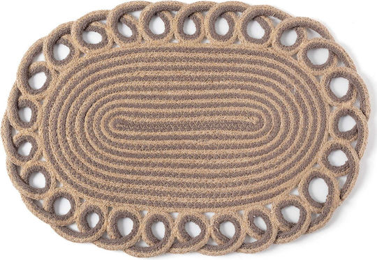Silk Fashion Platzdeckchen Korbweide Gray 50x35cm 1Stück