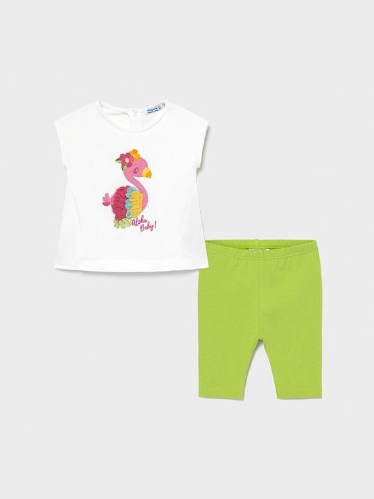 Mayoral Kids Set with Leggings Summer 2pcs Green