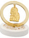 Fecioara Maria din Plexiglas Auriu 9cm M102r