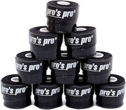 Pros Pro Super Tacky Plus Tennis Overgrips X 1 Schwarz