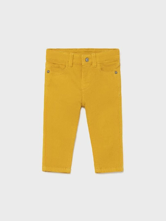 Mayoral Kids Corduroy Trousers MUSTAARDI