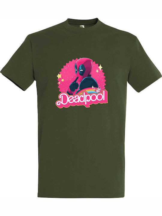 Deadpool Oops Barbie Tricou Kaki Bumbac