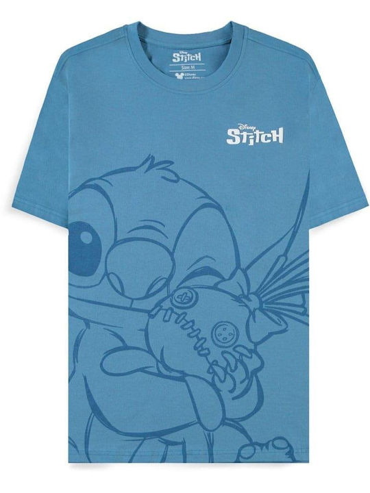 Difuzed Lilo T-shirt Blau Baumwolle Difuzed Lilo T-shirt Blau Baumwolle