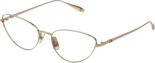 Carolina Herrera Γυναικείος Μεταλλικός Σκελετός Γυαλιών Cat Eye από Τιτάνιο Ροζ VHN 056M 0300