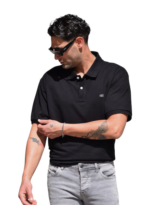 North Star Men's Blouse Polo Black